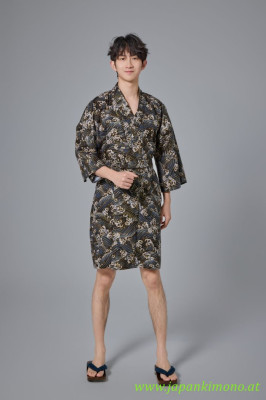 Kurzer Yukata für Damen und Herrn 3825