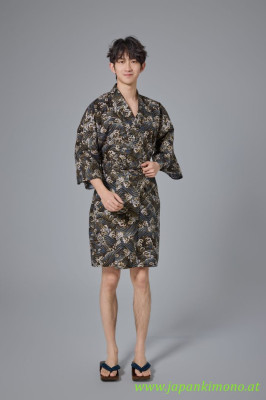 Kurzer Yukata für Damen und Herrn 3825