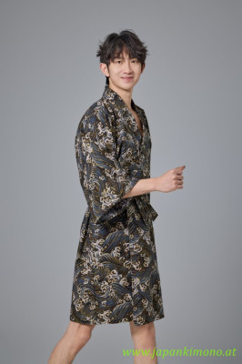 Kurzer Yukata für Damen und Herrn 3825