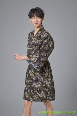 Kurzer Yukata für Damen und Herrn 3825