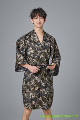 Kurzer Yukata für Damen und Herrn 3825