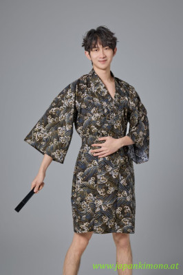 Kurzer Yukata für Damen und Herrn 3825