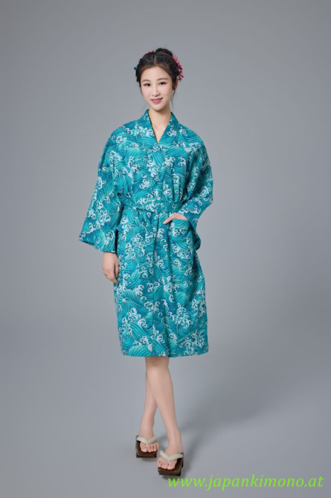 Kurzer Yukata für Damen und Herrn 3827