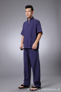 Zen oberteil kurzärmlig (blau) 4405