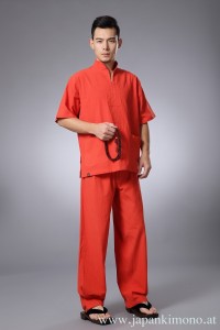 Zen oberteil kurzärmlig (orange) 4406