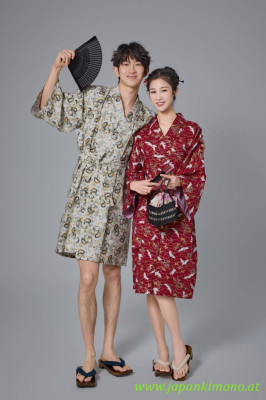 Short Yukata for Men or Woman 3803
