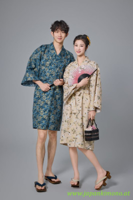 Short Yukata for Men and woman 3876
