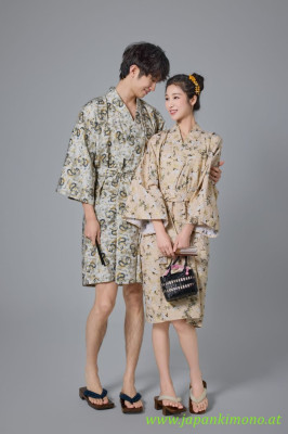 Short Yukata for Men and woman 3876