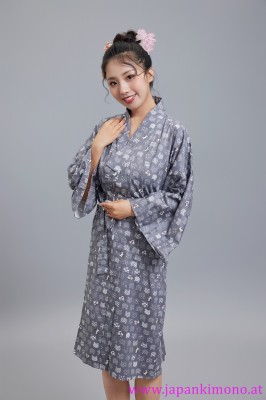 Kurzer Yukata für Damen und Herrn 3869