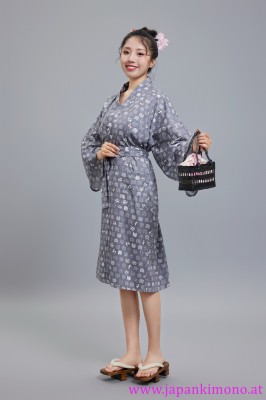 Kurzer Yukata für Damen und Herrn 3869