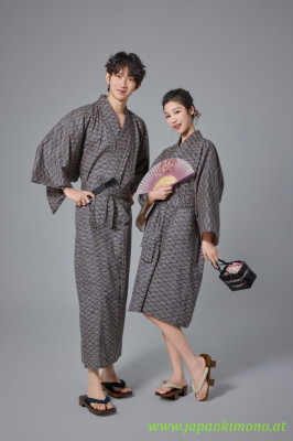 Short Yukata for Men and woman 3870