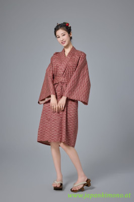 Kurzer Yukata für Herrn und Damen 3871