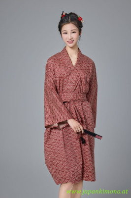Kurzer Yukata für Herrn und Damen 3871
