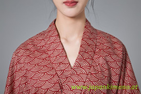 Kurzer Yukata für Herrn und Damen 3871