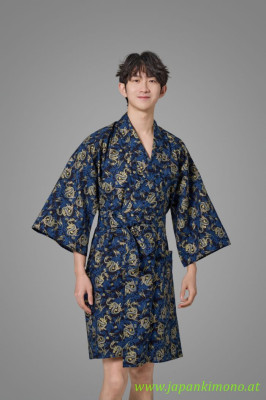Kurzer Yukata für Herrn und Damen 3877