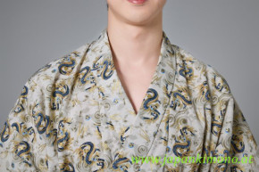 Short Yukata for Men and woman 3879