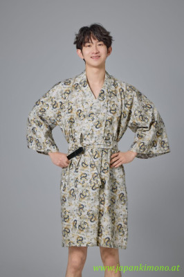Short Yukata for Men and woman 3879