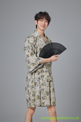 Short Yukata for Men and woman 3879