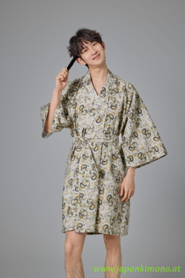 Short Yukata for Men and woman 3879