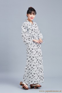 long ladies Yukata 3807