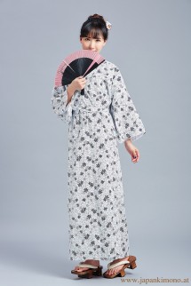 long ladies Yukata 3807