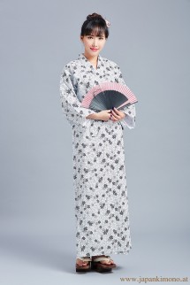 long ladies Yukata 3807