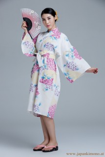 Kurzer Yukata für Damen 3812