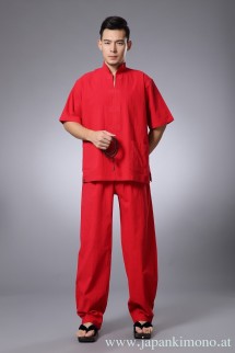 Zen oberteil kurzärmlig (rot) 4404