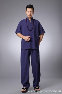 Zen oberteil kurzärmlig (blau) 4405