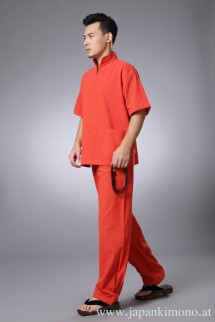 Zen oberteil kurzärmlig (orange) 4406